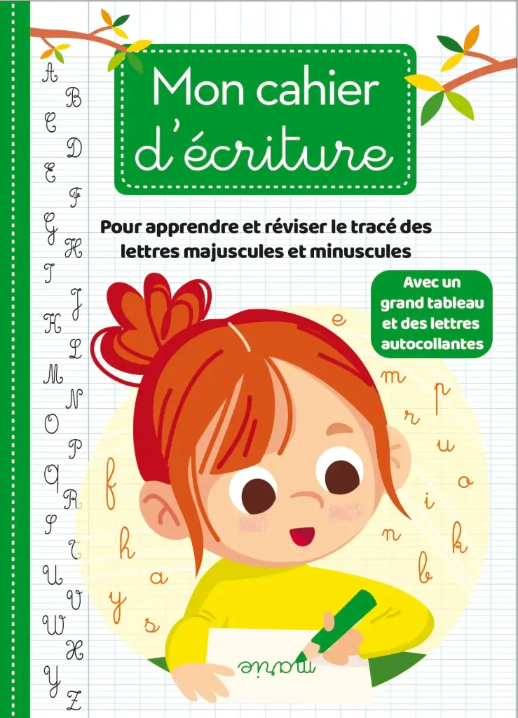 Mon cahier d'écriture (petite fille)