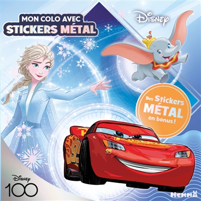 Disney 100 Disney - Mon colo avec stickers métal - Des stickers métal en bonus !993951