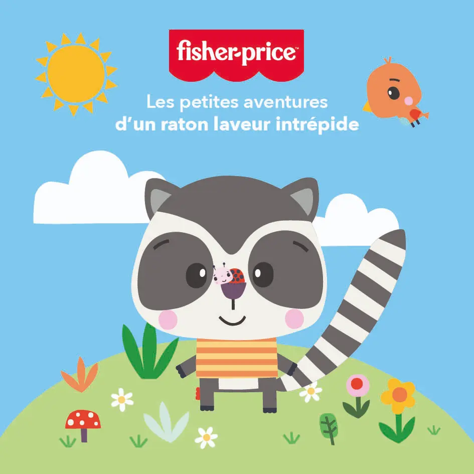Fisher Price Petites aventures raton laveur intrépide