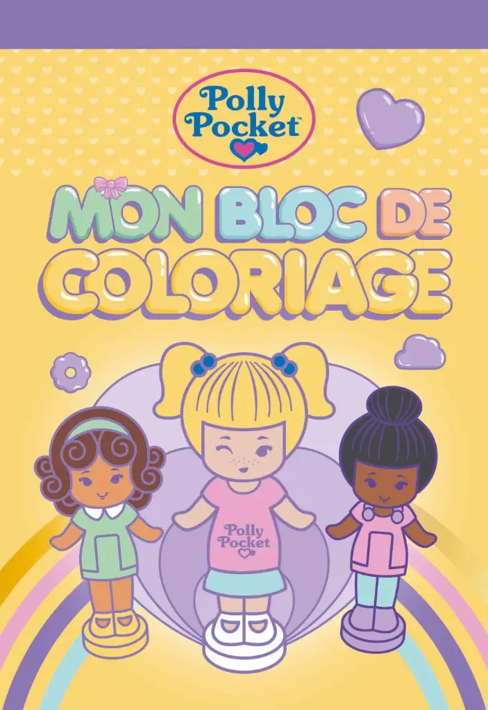 Poly Pocket Mon premier bloc de coloriage