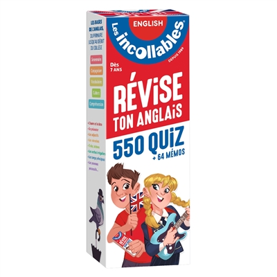 EVENTAILS INCOLLABLES ANGLAIS