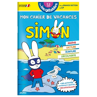 CAHIER DE VACANCES SIMON GS au CP