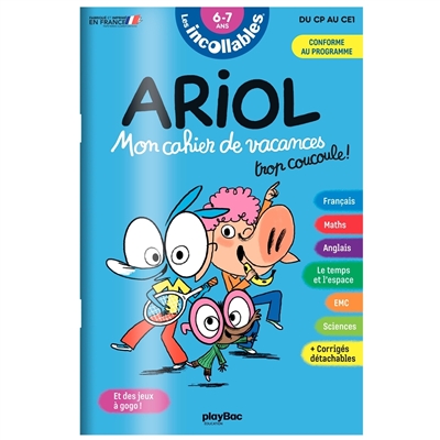 CAHIER DE VACANCES ARIOL CP vers CE1