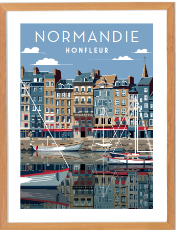 Affiche - Normandie Honfleur