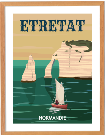 Affiche - Etretat
