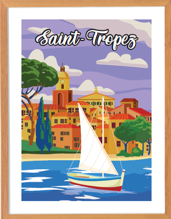 Affiche - Saint-Tropez