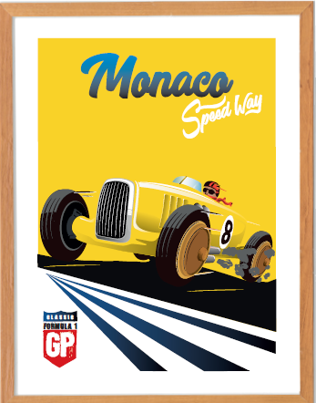 Affiche - Monaco Speed way