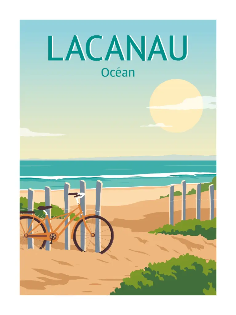 Affiche - Lacanau Océan