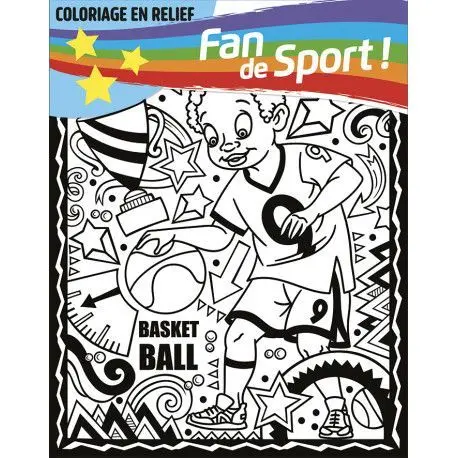 Feutrine Fan de sport - Basket (sans feutres)