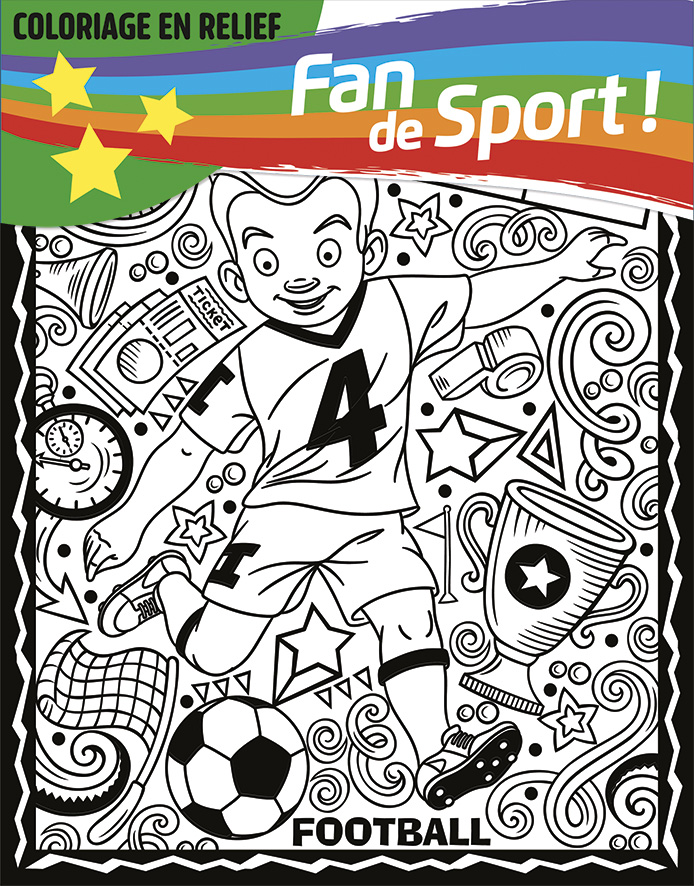 Feutrine Fan de sport - Football (sans feutres)