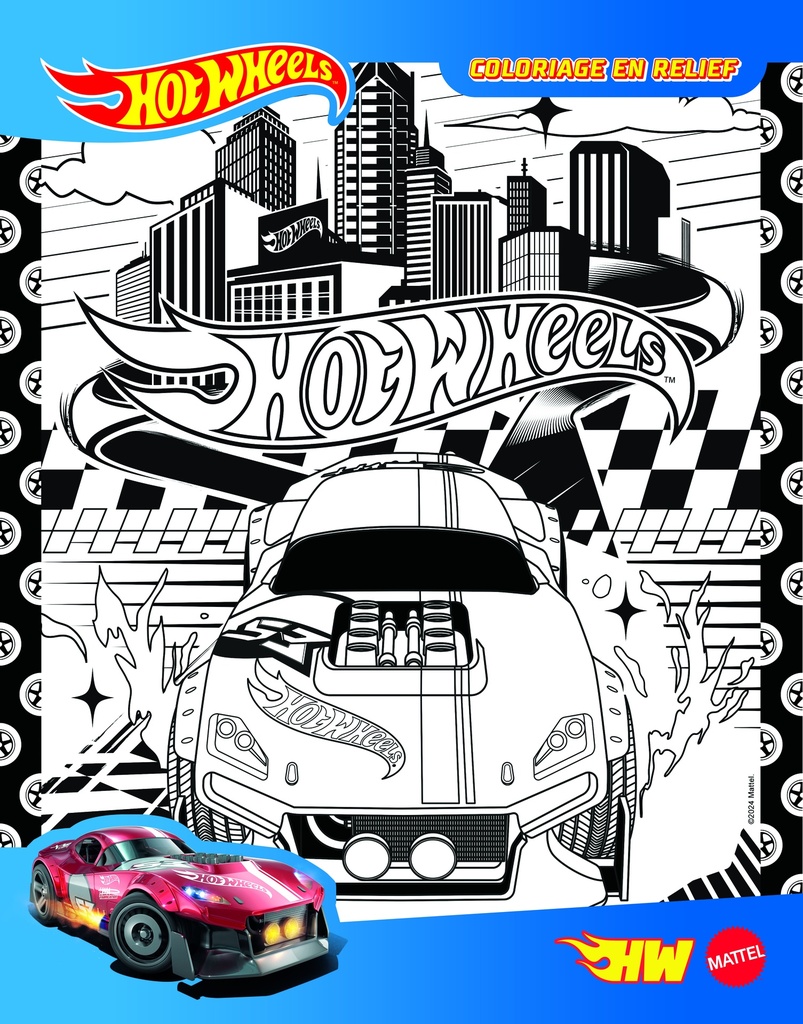 Feutrine Hot wheels (sans feutres)