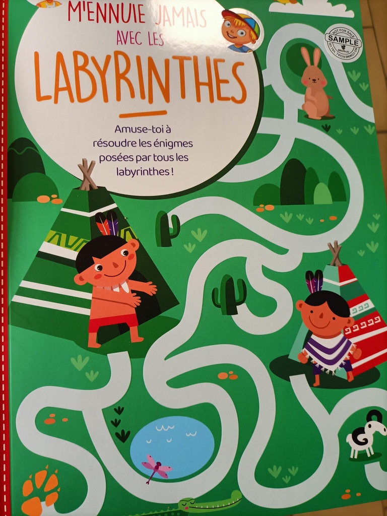 Je ne m'ennuie jamais avec les labyrinthes