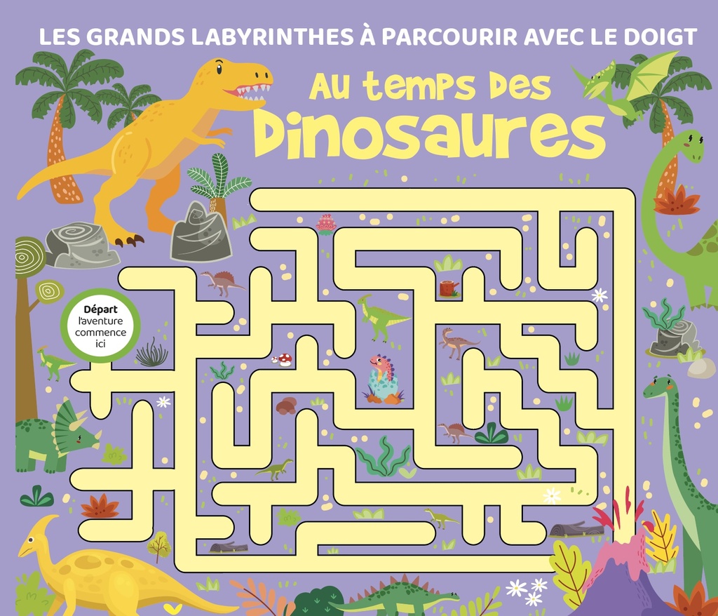 Au temps des dinosaures - Labyrinthes
