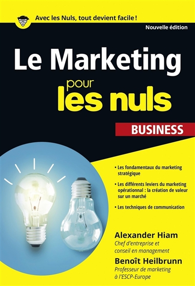 LE MARKETING POCHE POUR LES NULS BUSINESS