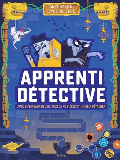 APPRENTI DÉTECTIVE (COLL. MON GRAND LIVRE DE JEUX)