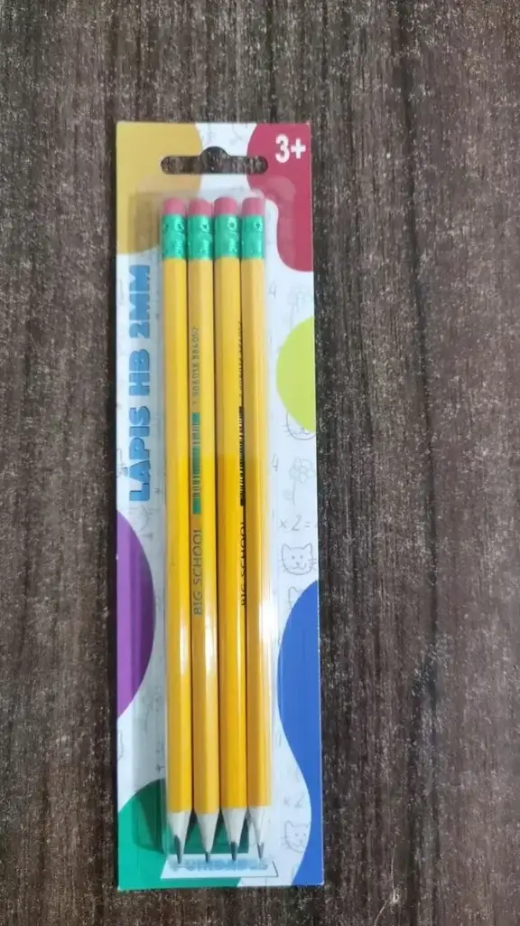 Pack de 4 crayons de papier - Maxilivres