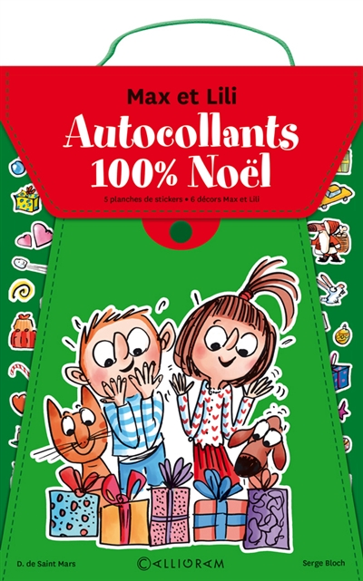 Pochette Max et Lili autocollants 100% Noël 