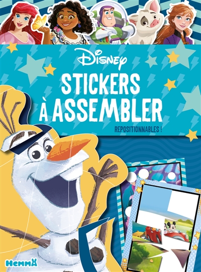 Disney : Stickers à assembler : Repositionnables !