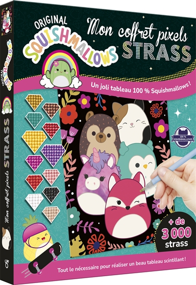 Mon coffret pixels strass Original Squishmallows