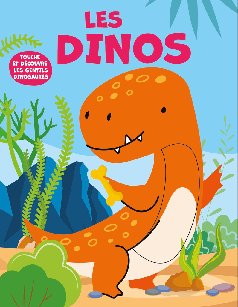 Les dinos - touche et découvre