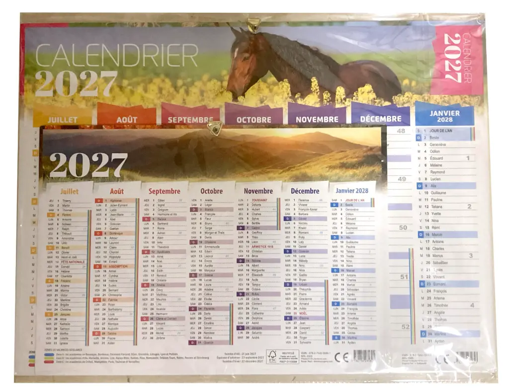 Pack Calendars bank GF 