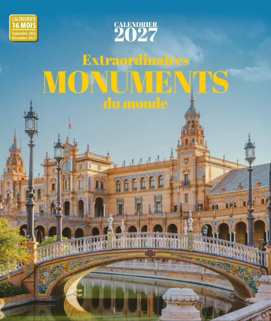 Calendrier 2027 - Monuments du monde