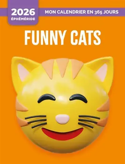Mon calendrier 2026 : Funny cats 