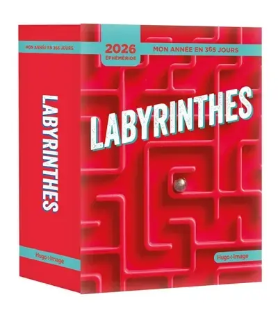 Labyrinthes : mon année en 365 jours : éphéméride 2026 