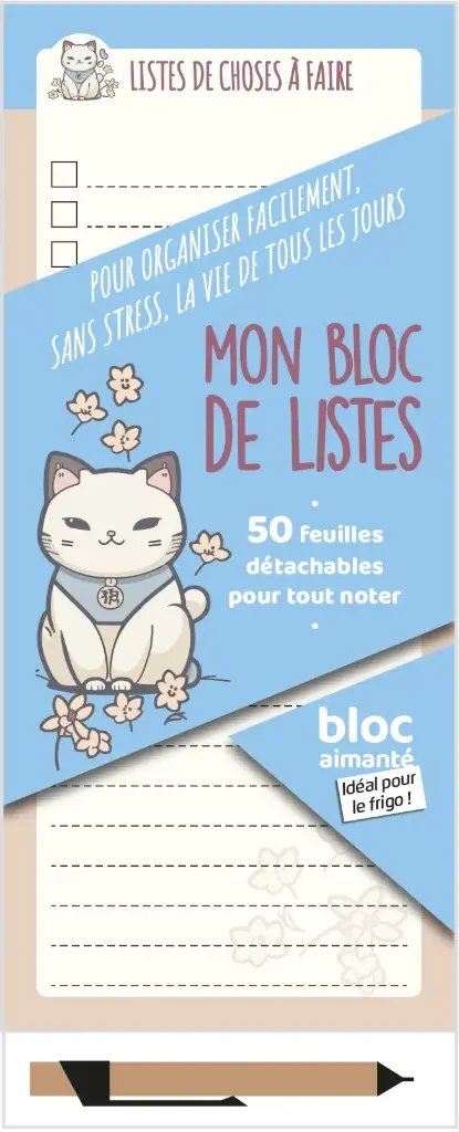 To do list - Bleu + 1 stylo