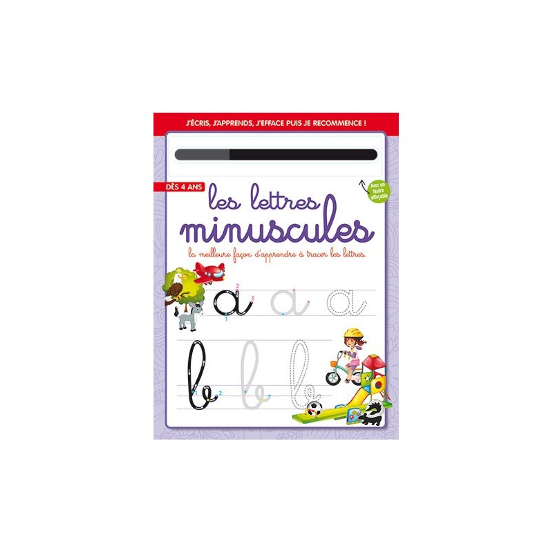Livre effacable souple Majuscules 