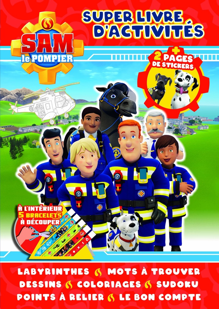 Sam le pompier - Super livre d'activités 32+2p