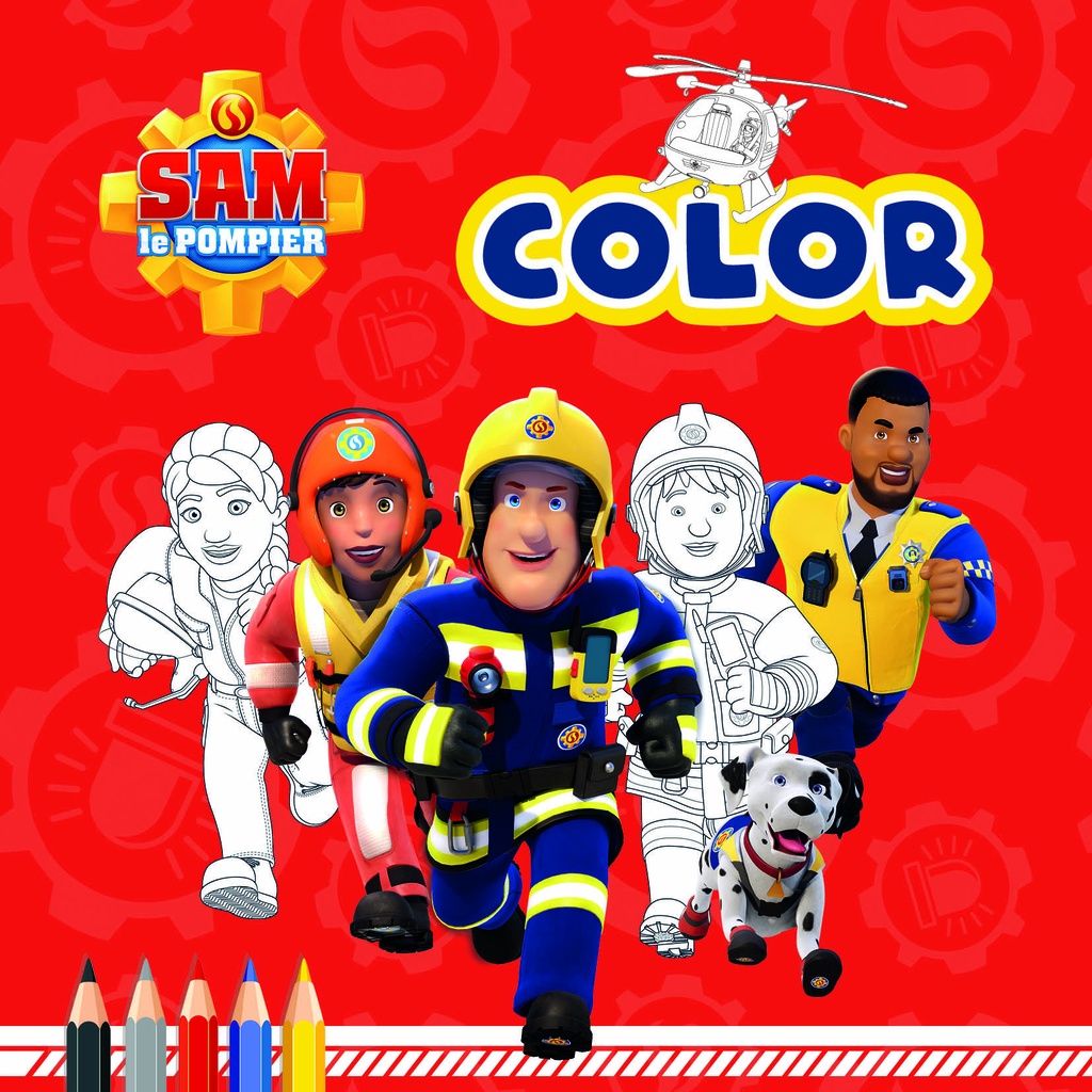 Sam le pompier - Color carré 