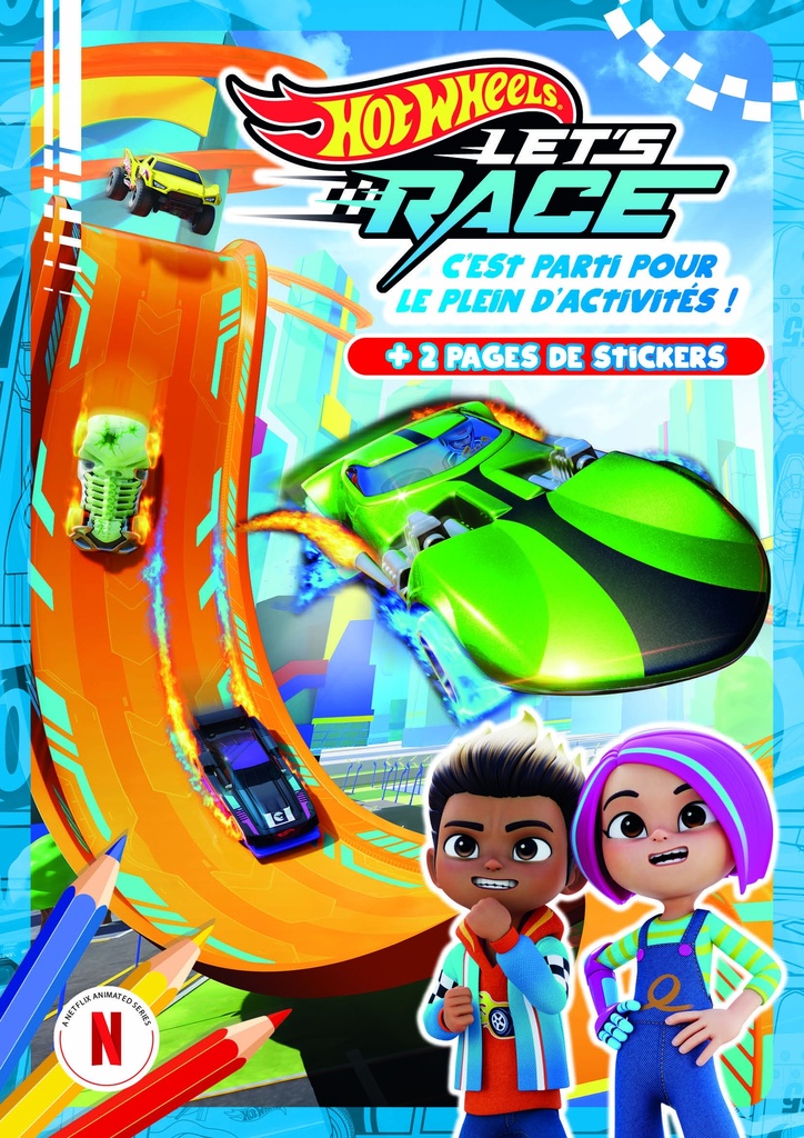 Hot wheels - Cahier d'activités 32+2p de stickers