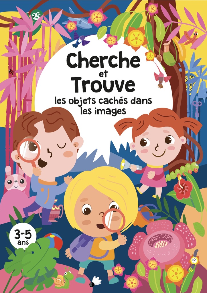 Cherche et trouve les objets cachés dans les images (3-5ans) bloc spiral