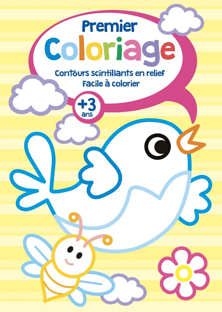 Premier coloriage contours scintillants +3ans - 32p