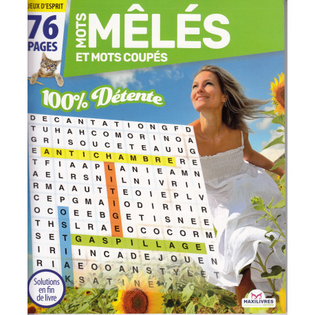Mots mêlés - 76 pages