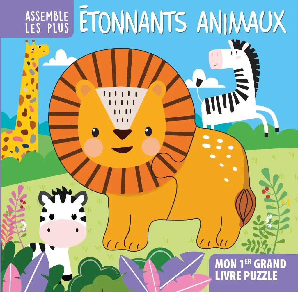 Livre puzzle - Étonnants animaux