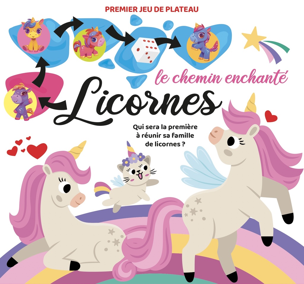 Boite de jeu Le chemin enchanté Licornes
