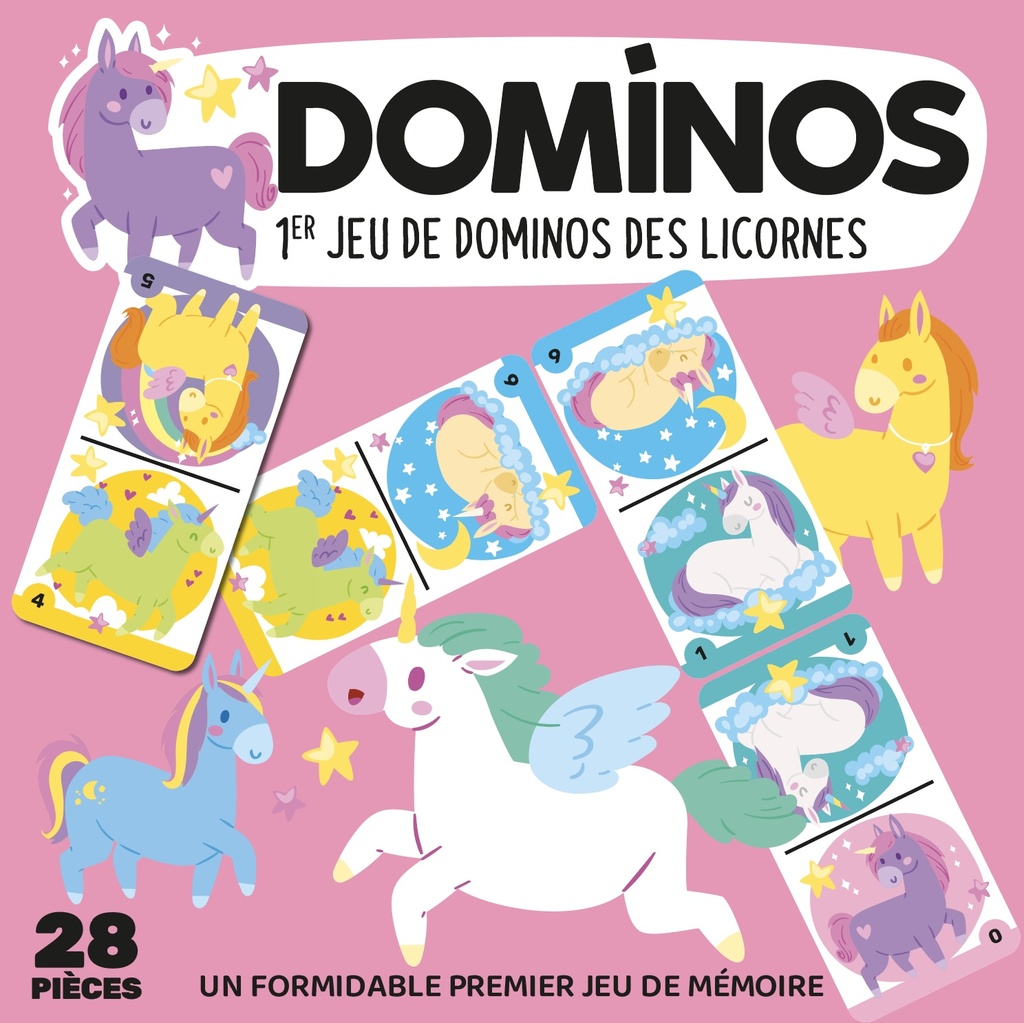 Domino licornes