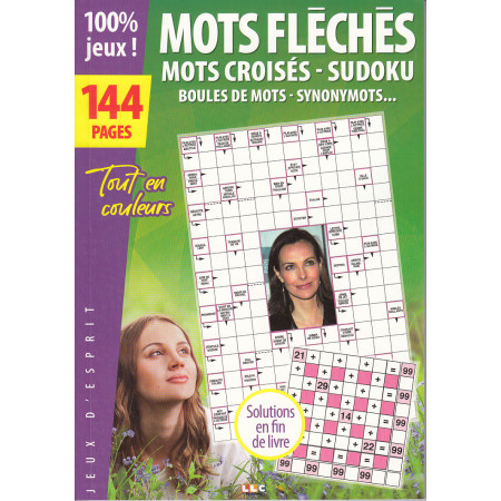 Livre de jeux LLC3 Mots fléchés (VERT)