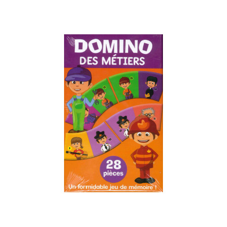 Boîte de jeu - Domino des métiers - 28 pièces