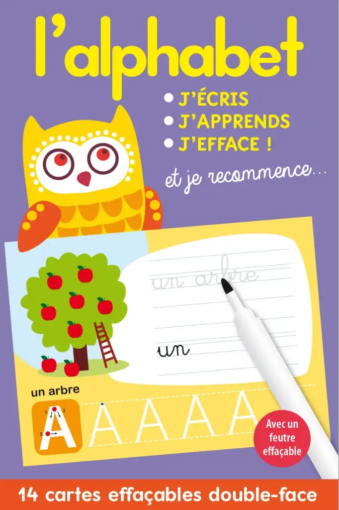 L'alphabet - J'écris, j'apprends, j'efface...