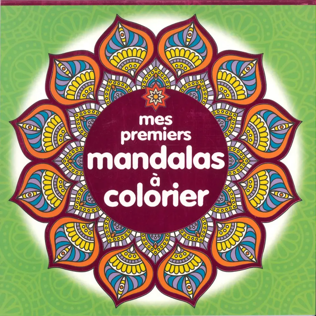  Mes premiers Mandalas à colorier (vert) 