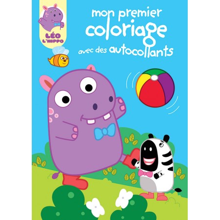 Léo L’Hippo 1er coloriage (coloriage 48 P + 2 stk)