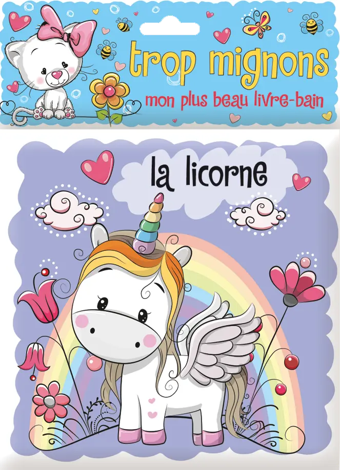 Livre Bain - La licorne
