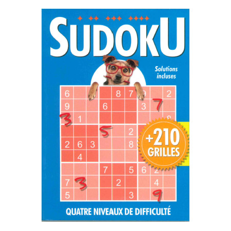SUDOKU - Chien bleu - 210 grilles