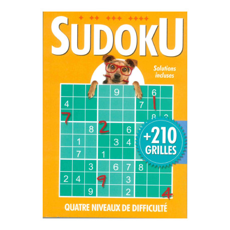 SUDOKU - Chien orange - 210 grilles