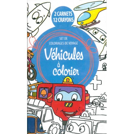Véhicules à colorier - TRAVEL KIT
