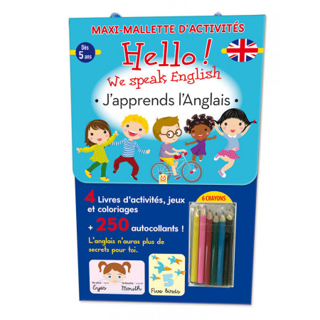 Maxi-mallette d'activités - Hello ! we speak English