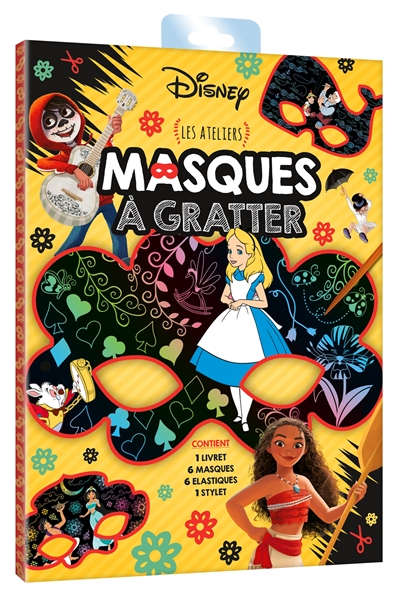 Masques à gratter Disney classiques